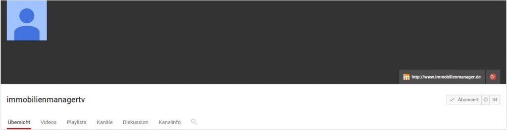 YouTube Immobilienmanager