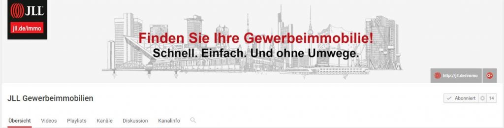 JLL Gewerbeimmobilien YouTube