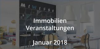Immobilien Veranstaltungen Januar 2018