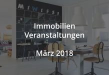 immobilien Veranstaltungen März 2018 Real Estate Events