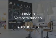 Immobilien Event August 2018 Veranstaltung Berlin Stuttgart München Köln Frankfurt