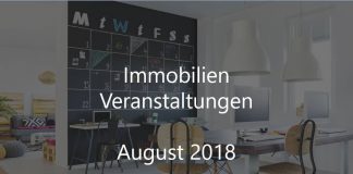 Immobilien Event August 2018 Veranstaltung Berlin Stuttgart München Köln Frankfurt