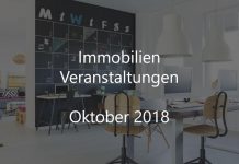 Immobilien Veranstaltungen Oktober 2018