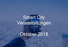 Smart City Veranstaltungen Oktober 2018