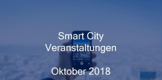 Smart City Veranstaltungen Oktober 2018