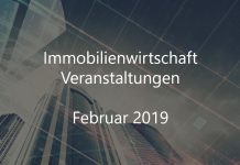 Immobilien Veranstaltungen Immobilienwirtschaft Februar 2019 Real Estate Event