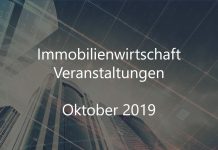 Immobilien Veranstaltungen Oktober 2019 Immobilienbranche Immobilienwirtschaft