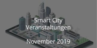 Smart City November 2019 Veranstaltungen Stadt Digtal Events Gebaute Welt