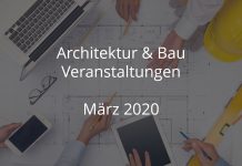 Bau Veranstaltungen März 2020