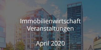 Immobilienwirtschaft Events April 2020