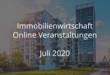 Immobilienwirtschaft Online Events Juli 2020 Immobilienwirtschaft Online Veranstaltungen Juli 2020